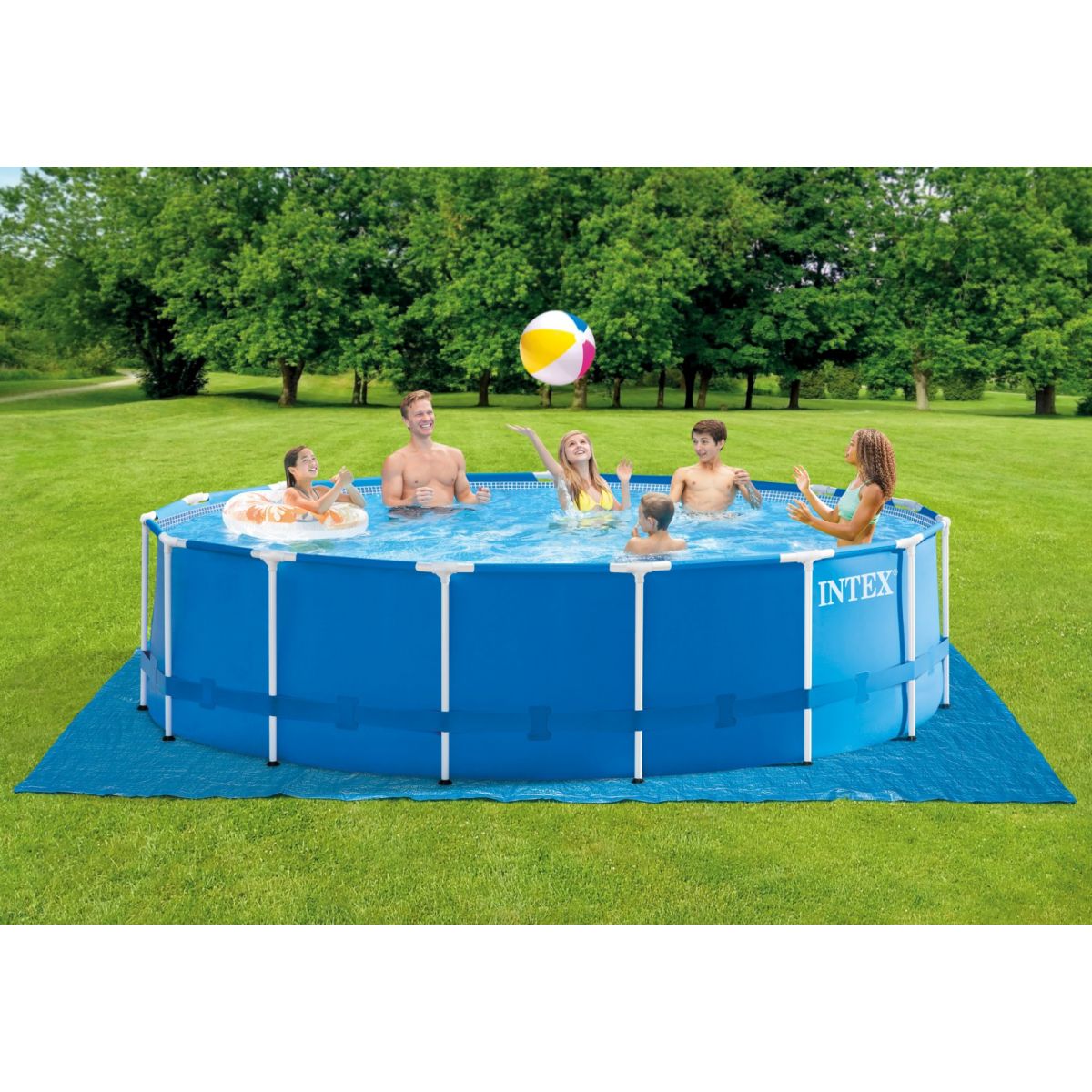 Бассейн каркасный 457х122 см с аксессуарами INTEX 28242NP Бассейн каркасный 457х122 см с аксессуарами INTEX 28242NP
