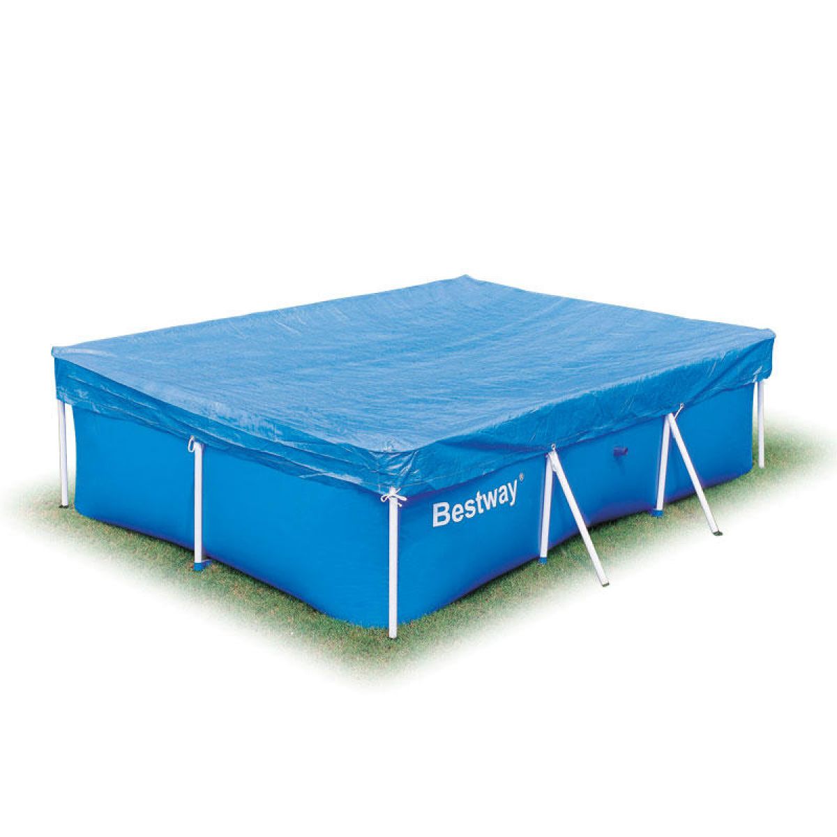 Тент защитный 259x170x60 см для каркасного прямоугольного бассейна BESTWAY 58105 Тент защитный 259x170x60 см для каркасного прямоугольного бассейна BESTWAY 58105